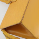 LOUIS VUITTON Epi Sac Triangle Hand Bag Yellow M52099 LV Auth 197531-17