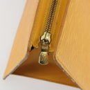 LOUIS VUITTON Epi Sac Triangle Hand Bag Yellow M52099 LV Auth 197531-9