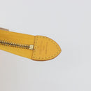 LOUIS VUITTON Epi Sac Triangle Hand Bag Yellow M52099 LV Auth 197531-19