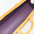 LOUIS VUITTON Epi Sac Triangle Hand Bag Yellow M52099 LV Auth 197531-10