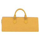 LOUIS VUITTON Epi Sac Triangle Hand Bag Yellow M52099 LV Auth 197531-2
