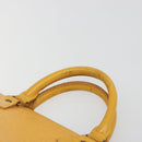 LOUIS VUITTON Epi Sac Triangle Hand Bag Yellow M52099 LV Auth 197531-8