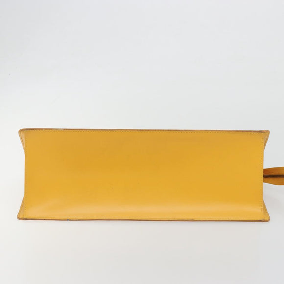LOUIS VUITTON Epi Sac Triangle Hand Bag Yellow M52099 LV Auth 197531