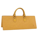 LOUIS VUITTON Epi Sac Triangle Hand Bag Yellow M52099 LV Auth 197532-1