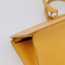LOUIS VUITTON Epi Sac Triangle Hand Bag Yellow M52099 LV Auth 197532-11