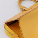 LOUIS VUITTON Epi Sac Triangle Hand Bag Yellow M52099 LV Auth 197532-13