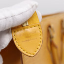 LOUIS VUITTON Epi Sac Triangle Hand Bag Yellow M52099 LV Auth 197532-14