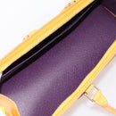 LOUIS VUITTON Epi Sac Triangle Hand Bag Yellow M52099 LV Auth 197532-16