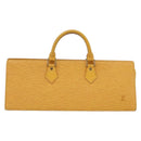 LOUIS VUITTON Epi Sac Triangle Hand Bag Yellow M52099 LV Auth 197532-2