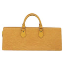 LOUIS VUITTON Epi Sac Triangle Hand Bag Yellow M52099 LV Auth 197532-3