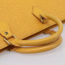 LOUIS VUITTON Epi Sac Triangle Hand Bag Yellow M52099 LV Auth 197532-7