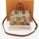 LOUIS VUITTON LV Garden Speedy Bandouliere 25 Bag Beige M21317 LV Auth 197535SM-29