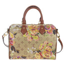 LOUIS VUITTON LV Garden Speedy Bandouliere 25 Bag Beige M21317 LV Auth 197535SM-3