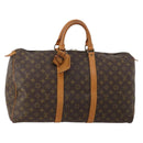 LOUIS VUITTON Monogram Keepall 50 Boston Bag M41426 LV Auth 197538A-1