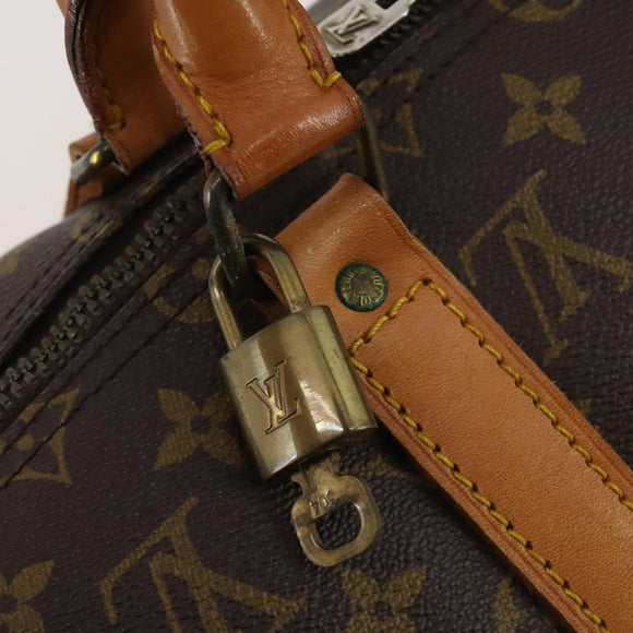 LOUIS VUITTON Monogram Keepall 50 Boston Bag M41426 LV Auth 197538A