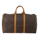 LOUIS VUITTON Monogram Keepall 50 Boston Bag M41426 LV Auth 197538A-3