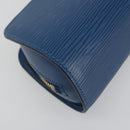 LOUIS VUITTON Epi Dauphine PM Pouch Blue M48445 LV Auth 197540-16