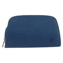 LOUIS VUITTON Epi Dauphine PM Pouch Blue M48445 LV Auth 197540-13
