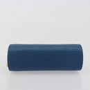 LOUIS VUITTON Epi Dauphine PM Pouch Blue M48445 LV Auth 197540-6