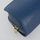 LOUIS VUITTON Epi Dauphine PM Pouch Blue M48445 LV Auth 197540-14