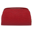 LOUIS VUITTON Epi Dauphine PM Pouch Castilian Red M48447 LV Auth 197541-2