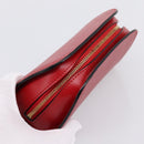 LOUIS VUITTON Epi Dauphine PM Pouch Castilian Red M48447 LV Auth 197541-5