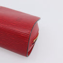 LOUIS VUITTON Epi Dauphine PM Pouch Castilian Red M48447 LV Auth 197541-7