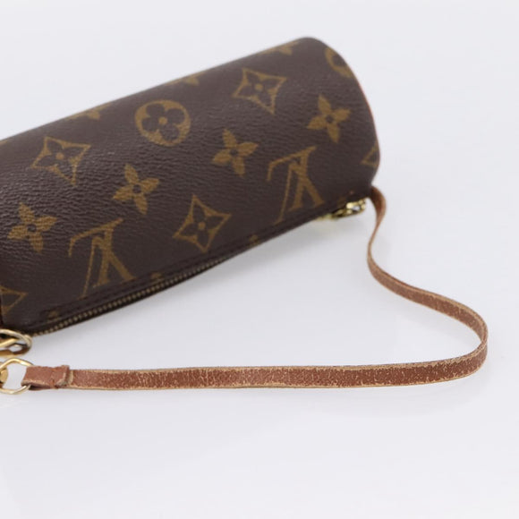 LOUIS VUITTON Monogram Papillon Pouch LV Auth 197542