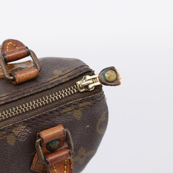 LOUIS VUITTON Monogram Mini Speedy Hand Bag M41534 LV Auth 197545