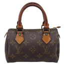 LOUIS VUITTON Monogram Mini Speedy Hand Bag M41534 LV Auth 197545-13