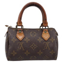 LOUIS VUITTON Monogram Mini Speedy Hand Bag M41534 LV Auth 197545-2