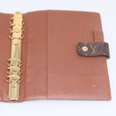 LOUIS VUITTON Monogram Agenda GM Day Planner Cover R20006 LV Auth 197546A-19