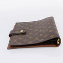 LOUIS VUITTON Monogram Agenda GM Day Planner Cover R20006 LV Auth 197546A-5