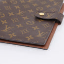 LOUIS VUITTON Monogram Agenda GM Day Planner Cover R20006 LV Auth 197546A-14