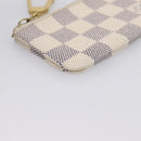 LOUIS VUITTON Damier Azur Pochette Cles Coin Purse N62659 LV Auth 197547A-14