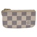 LOUIS VUITTON Damier Azur Pochette Cles Coin Purse N62659 LV Auth 197547A-13