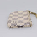 LOUIS VUITTON Damier Azur Pochette Cles Coin Purse N62659 LV Auth 197547A-4