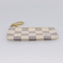 LOUIS VUITTON Damier Azur Pochette Cles Coin Purse N62659 LV Auth 197547A-7