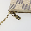 LOUIS VUITTON Damier Azur Pochette Cles Coin Purse N62659 LV Auth 197548-9