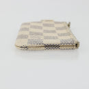 LOUIS VUITTON Damier Azur Pochette Cles Coin Purse N62659 LV Auth 197548-3