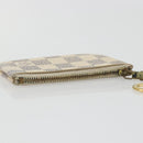 LOUIS VUITTON Damier Azur Pochette Cles Coin Purse N62659 LV Auth 197548-5