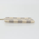 LOUIS VUITTON Damier Azur Pochette Cles Coin Purse N62659 LV Auth 197548-6