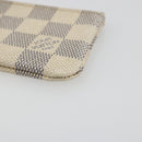 LOUIS VUITTON Damier Azur Pochette Cles Coin Purse N62659 LV Auth 197548-7