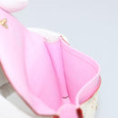 LOUIS VUITTON Monogram Multicolor Anvelop Cult De Vuitto Card Case White M66557 LV Auth 197551V-16