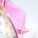 LOUIS VUITTON Monogram Multicolor Anvelop Cult De Vuitto Card Case White M66557 LV Auth 197551V-19