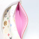 LOUIS VUITTON Monogram Multicolor Anvelop Cult De Vuitto Card Case White M66557 LV Auth 197551V-20