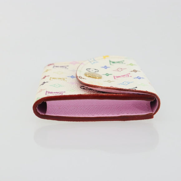 LOUIS VUITTON Monogram Multicolor Anvelop Cult De Vuitto Card Case White M66557 LV Auth 197551V