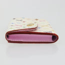 LOUIS VUITTON Monogram Multicolor Anvelop Cult De Vuitto Card Case White M66557 LV Auth 197551V-5