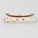 LOUIS VUITTON Monogram Multicolor Anvelop Cult De Vuitto Card Case White M66557 LV Auth 197551V-7