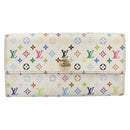 LOUIS VUITTON Multicolor Portefeuille Sarah Long Wallet M93745 LV Auth 197552-13